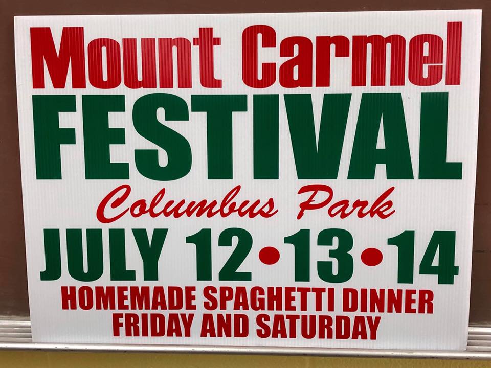 "72nd" Annual Mt. Carmel Festival Serendipity